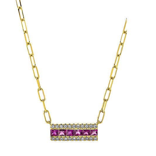 Necklace 18 kt gold, with ZÖ 40 cm