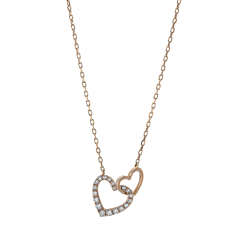 Collier 18 kt RG