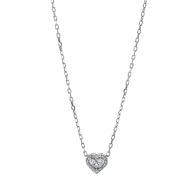 Necklace 18 kt WG heart