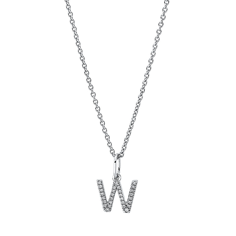 Collier 18 kt WG W, mit ZÖ 42 cm