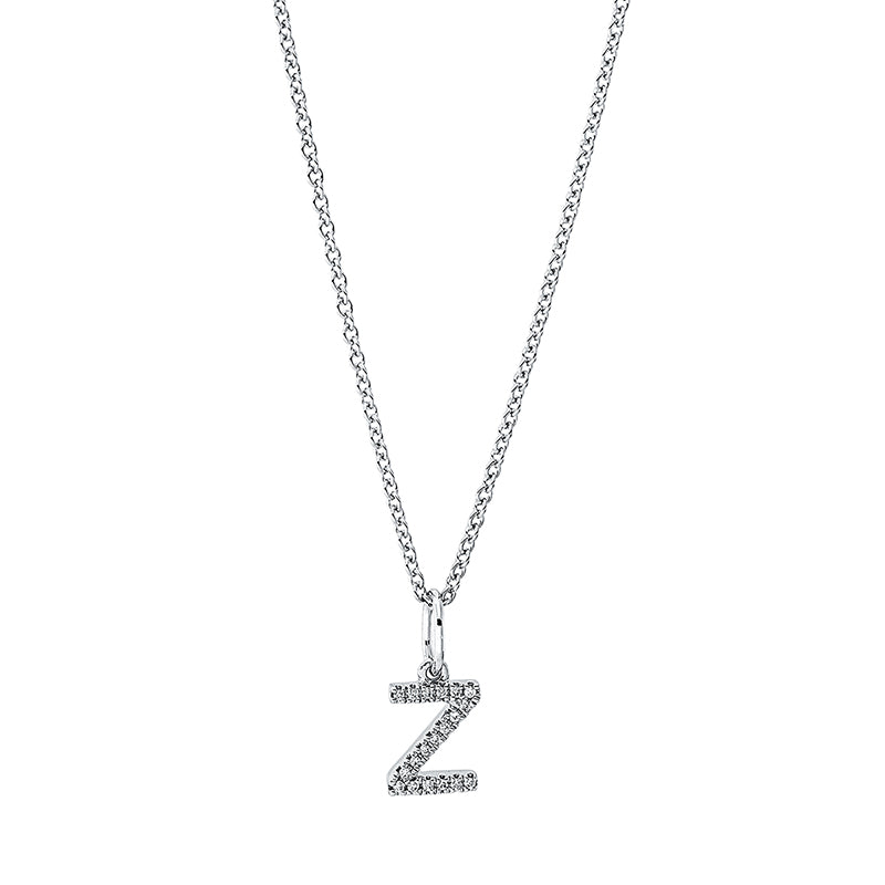 Collier 18 kt WG Z, mit ZÖ 42 cm