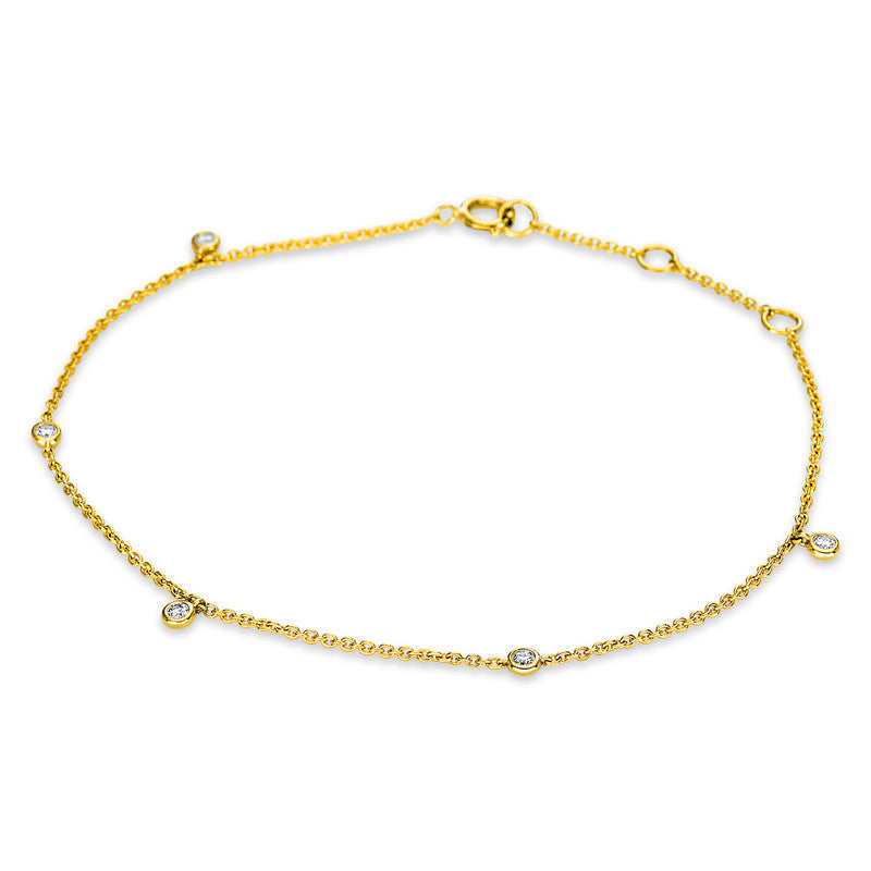 Armband Zarge 18 kt GG, mit ZÖ 15.2 cm + 16.5 cm