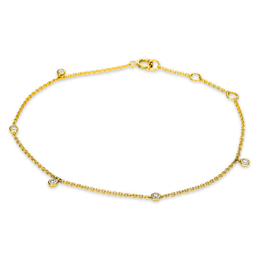 Armband Zarge 18 kt GG, mit ZÖ 15.2 cm + 16.5 cm