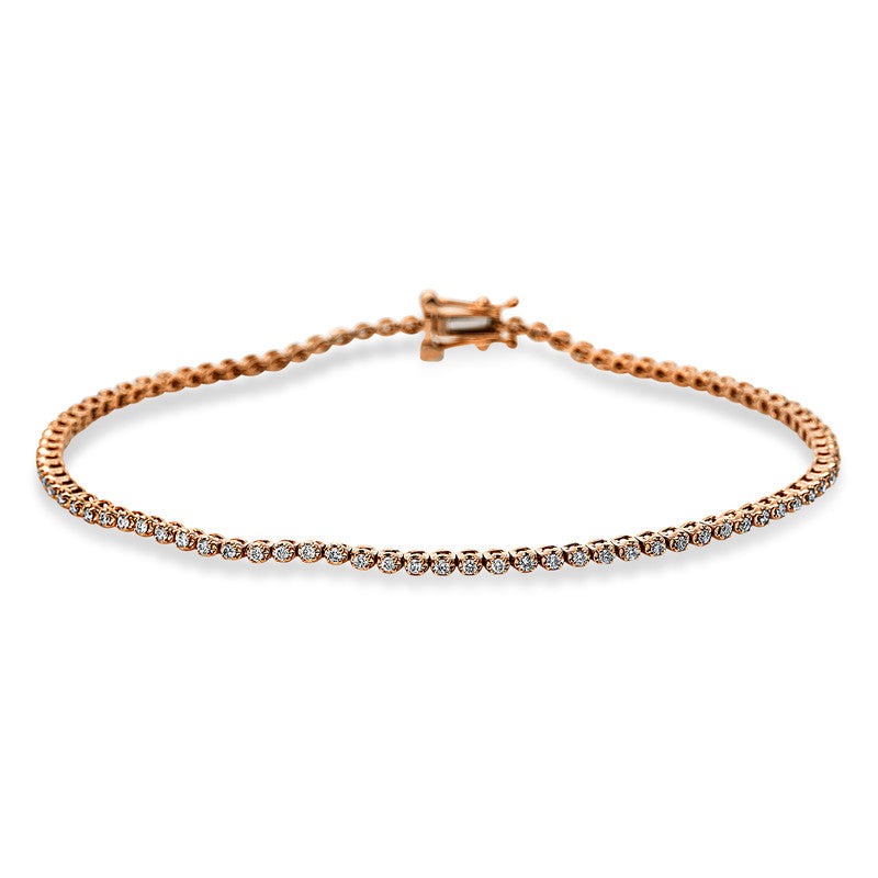 Bracelet 18 kt RG+WG