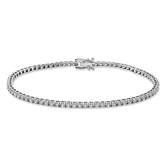 Armband 4er-Krappe 18 kt WG