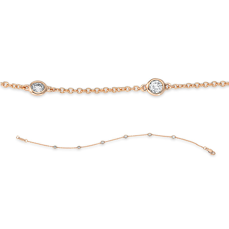 Bracelet 18 kt rose gold