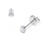 [RU-1779] Ohrstecker Weißgold 585