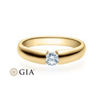 [RU-1505] Verlobungsring Gelbgold 585