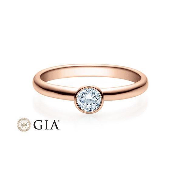 [RU-1493] Verlobungsring Rotgold 585