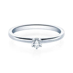 [RU-1585] Verlobungsring Weißgold 585